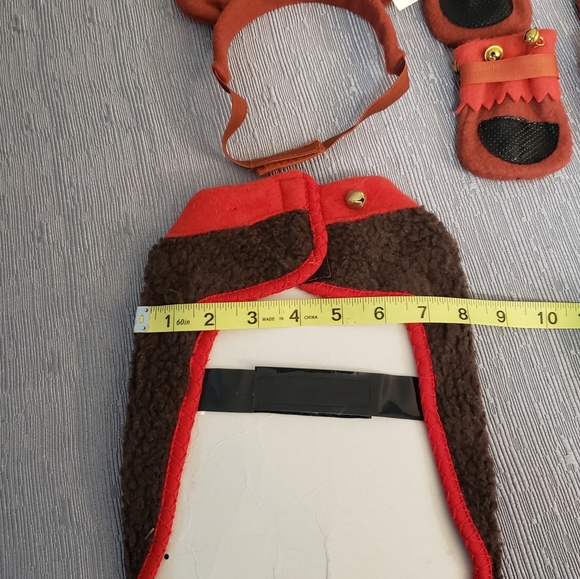 NWT Reindeer Costume For A Dog Size 10 in. - Picture 3 of 4